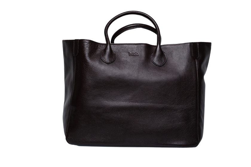 Large Classic Leather Beck Bag