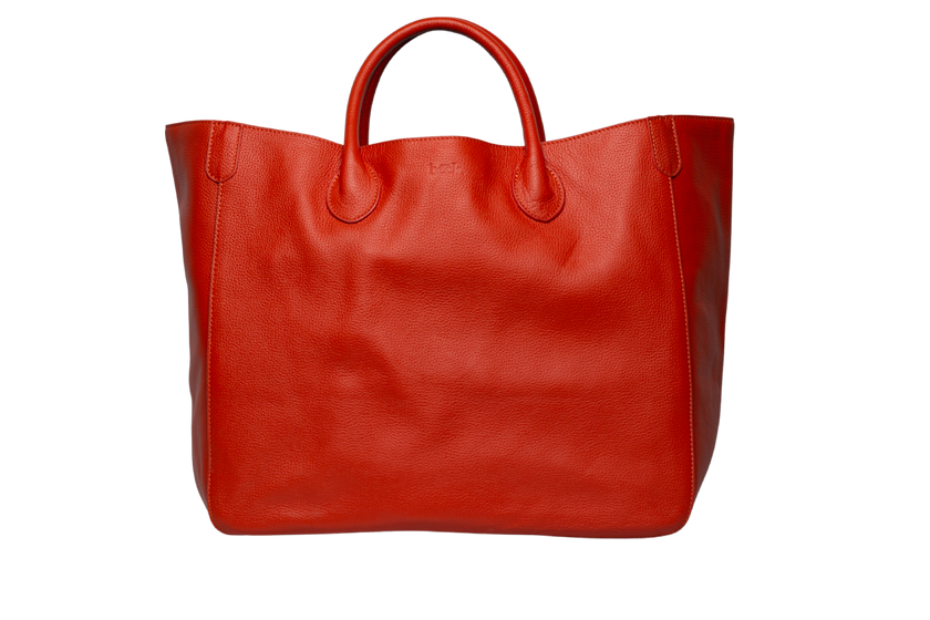 Large Classic Leather Beck Bag