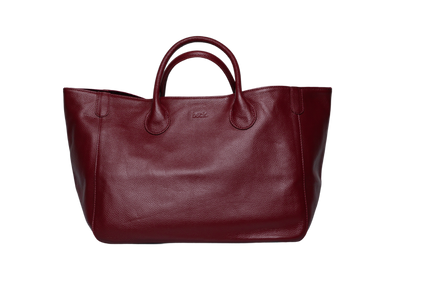 Medium Classic Leather Beck Bag