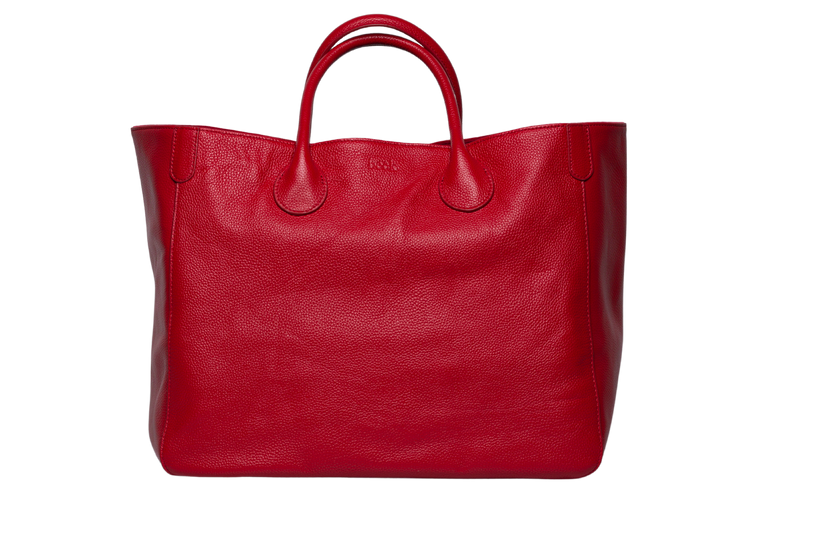 Large Classic Leather Beck Bag