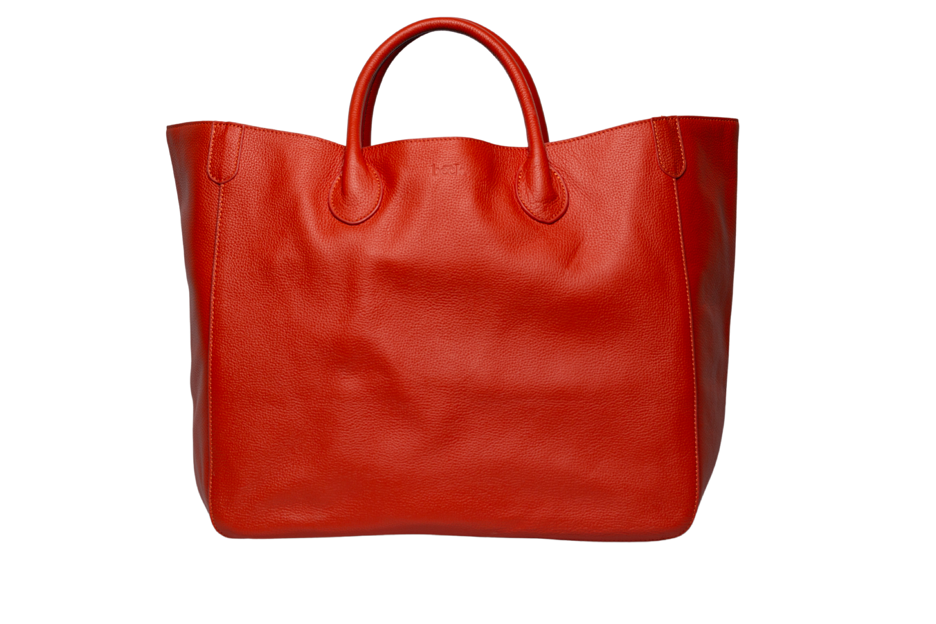 Large Classic Leather Beck Bag