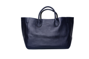 Medium Classic Leather Beck Bag